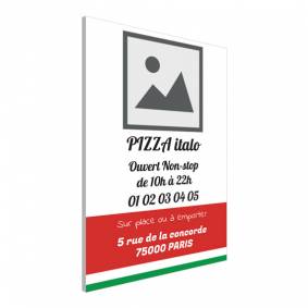 Pancarte pour pizzeria